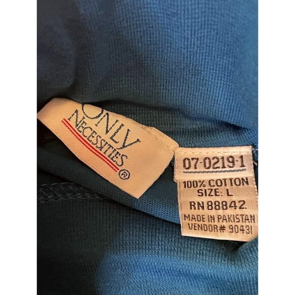 NWOT Only Necessities Women's Plus L 18-20 Long Sleeve DEEP TEAL Turtleneck - Picture 4 of 5